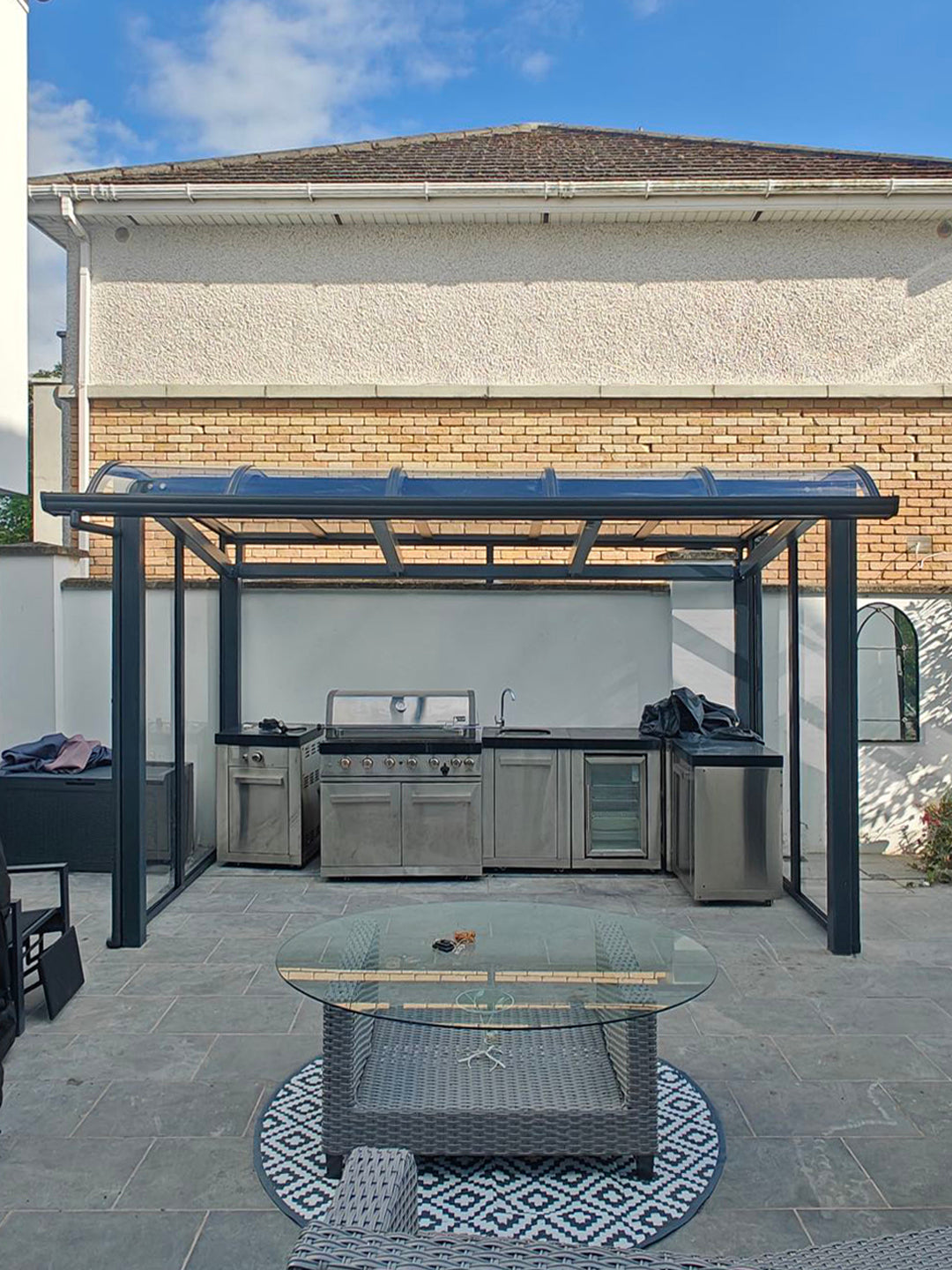 Aluminium Canopy in Skerries, Co Dublin