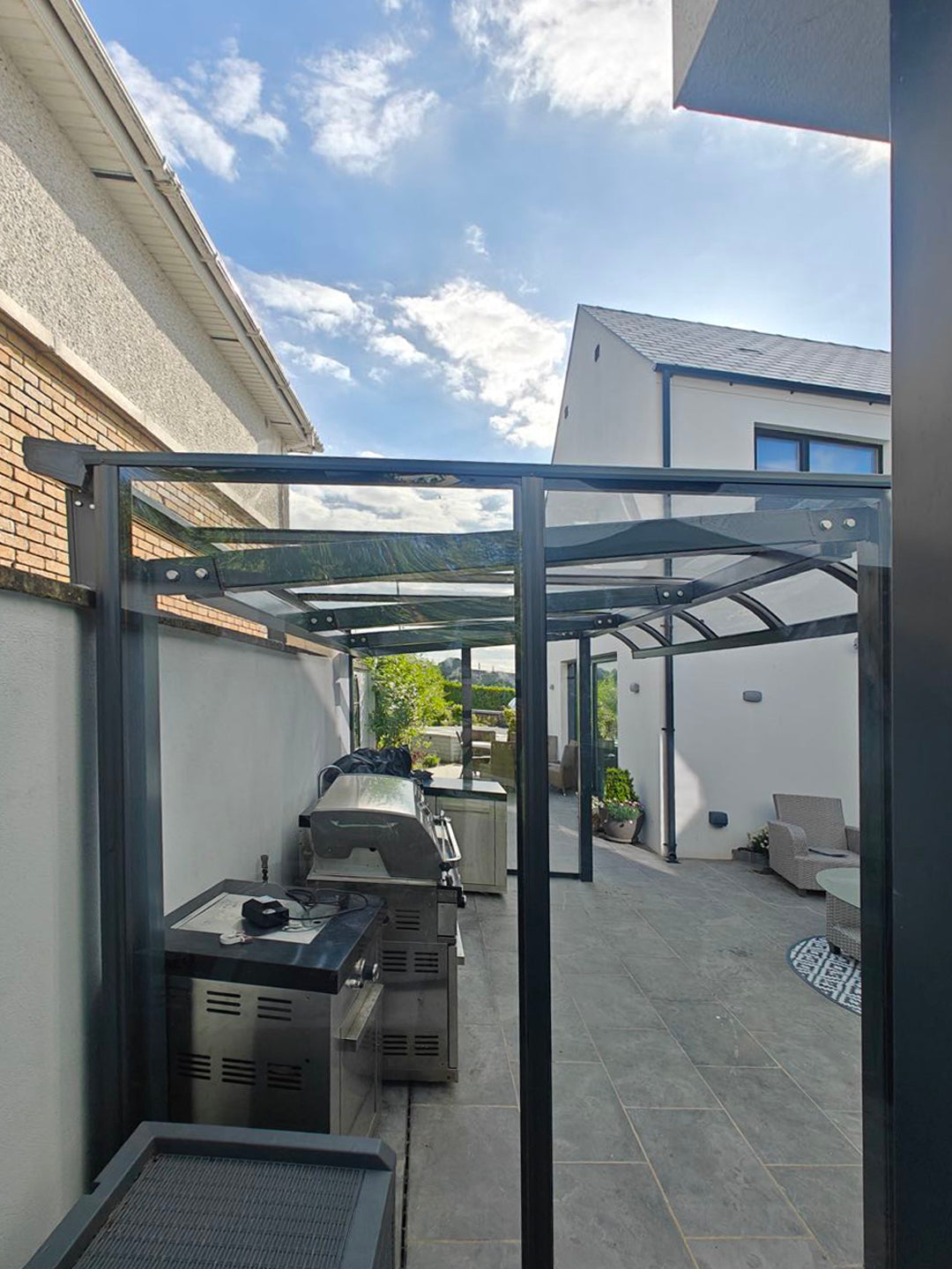 Aluminium Canopy in Skerries, Co Dublin