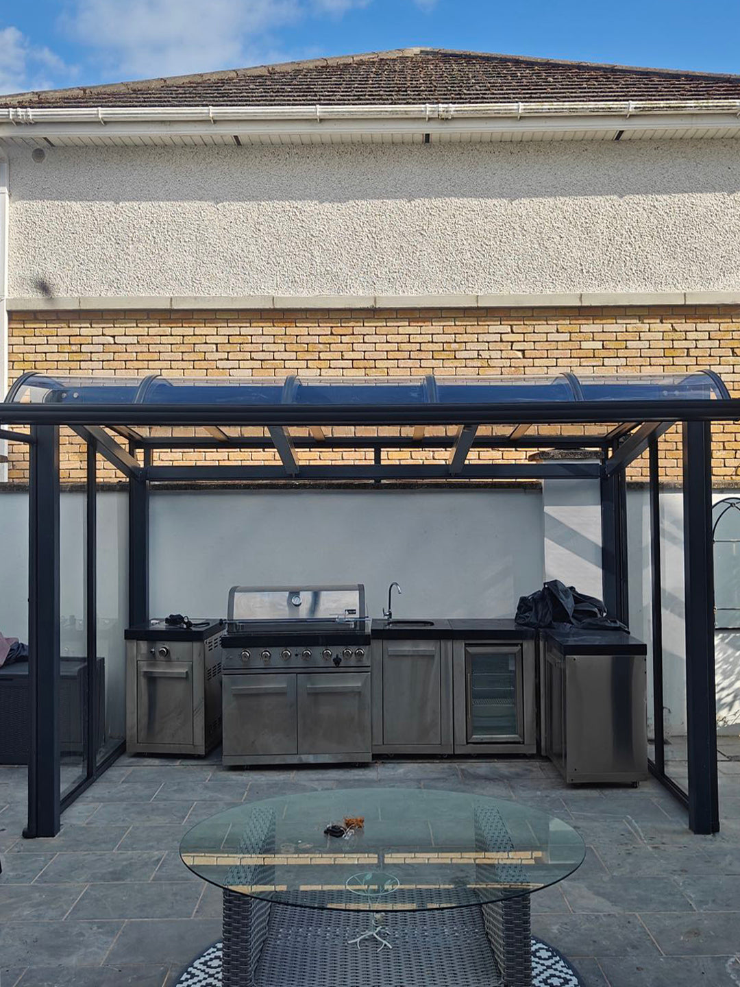 Aluminium Canopy in Skerries, Co Dublin