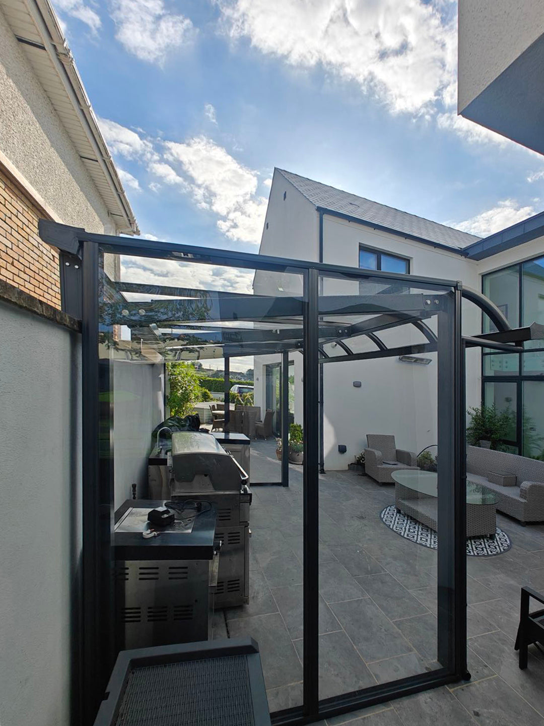 Aluminium Canopy in Skerries, Co Dublin