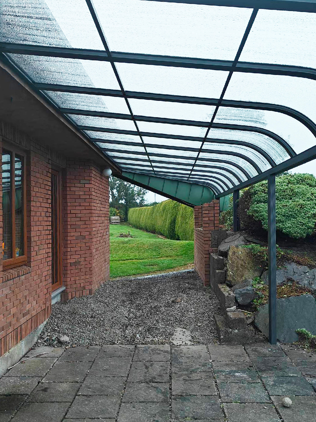 Aluminium Canopy in Rossnaree Co. Meath
