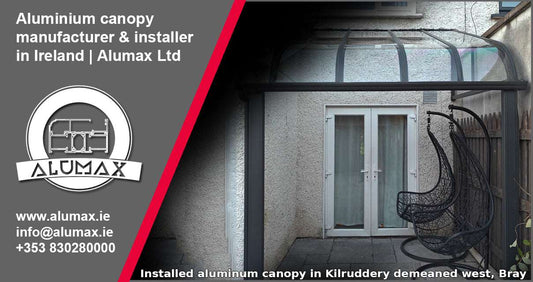 Aluminium canopies in Ireland