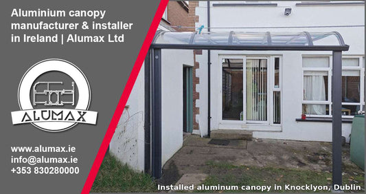 Aluminium canopy manufacturer in Ireland