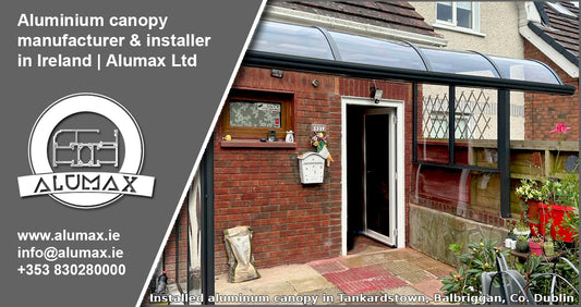 Aluminium Canopy in Tankardstown Balbriggan, Ireland