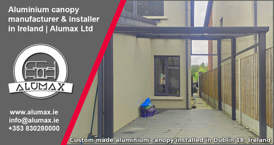 Aluminium patio canopy manufacturer in Ireland