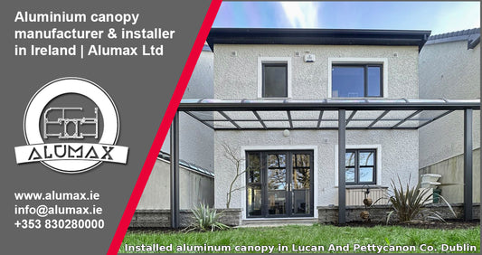 Aluminium canopy installed in Lucan And Pettycanon