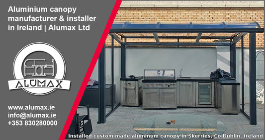 Aluminium Canopy in Skerries, Co Dublin