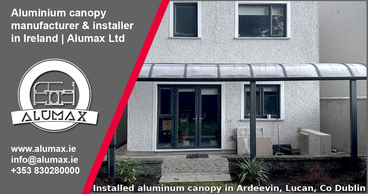 Aluminium canopy in Lucan