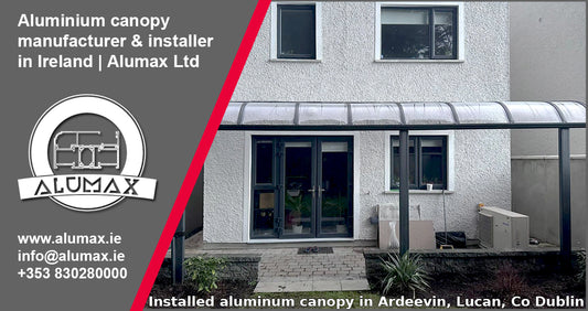 Aluminium canopy in Lucan