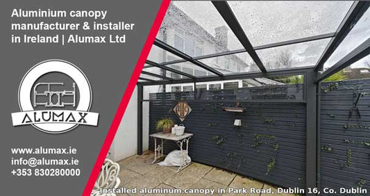 Aluminium Canopy in Dublin Ireland