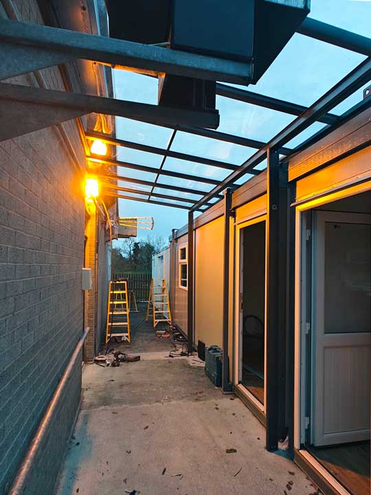 Doonally, County Sligo - Aluminium Canopy
