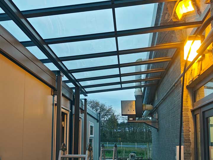 Doonally, County Sligo - Aluminium Canopy