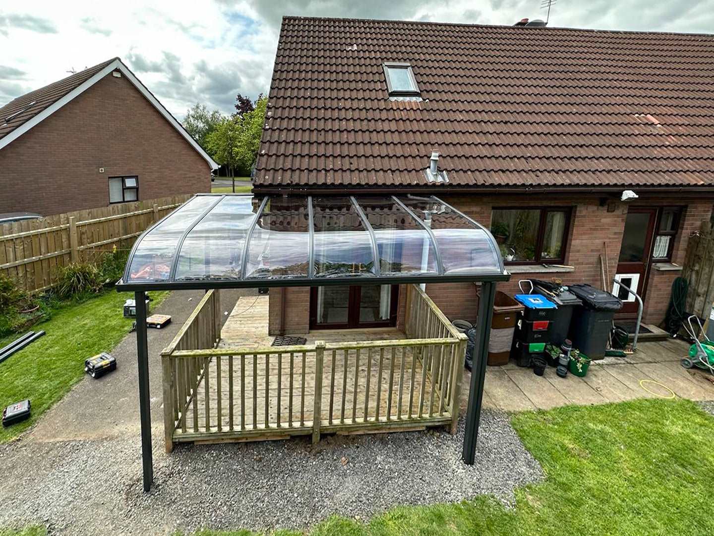 Aluminum Canopy in Ballyclare Co. Antrim, Northern Ireland