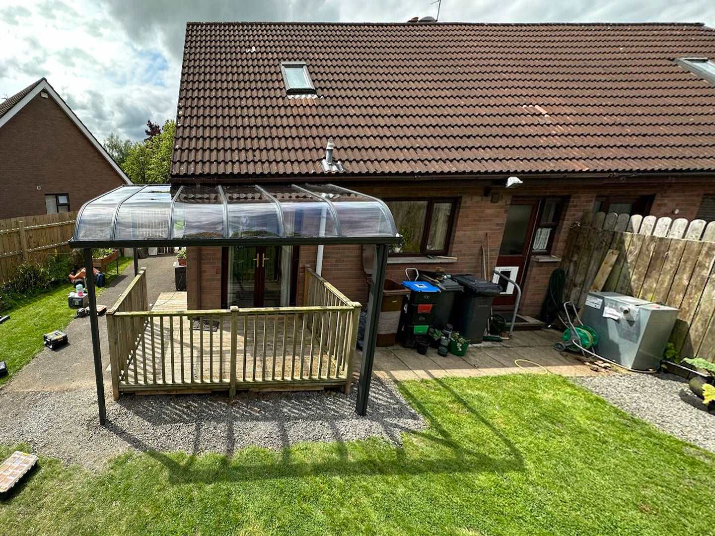 Aluminum Canopy in Ballyclare Co. Antrim, Northern Ireland