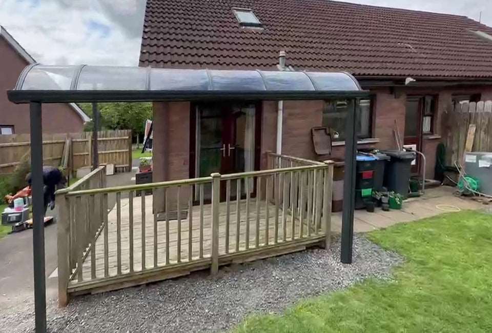 Aluminum Canopy in Ballyclare Co. Antrim, Northern Ireland