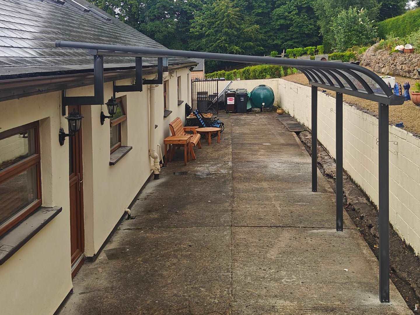 Aluminum Canopy in Kilmacanogue Co. Wicklow