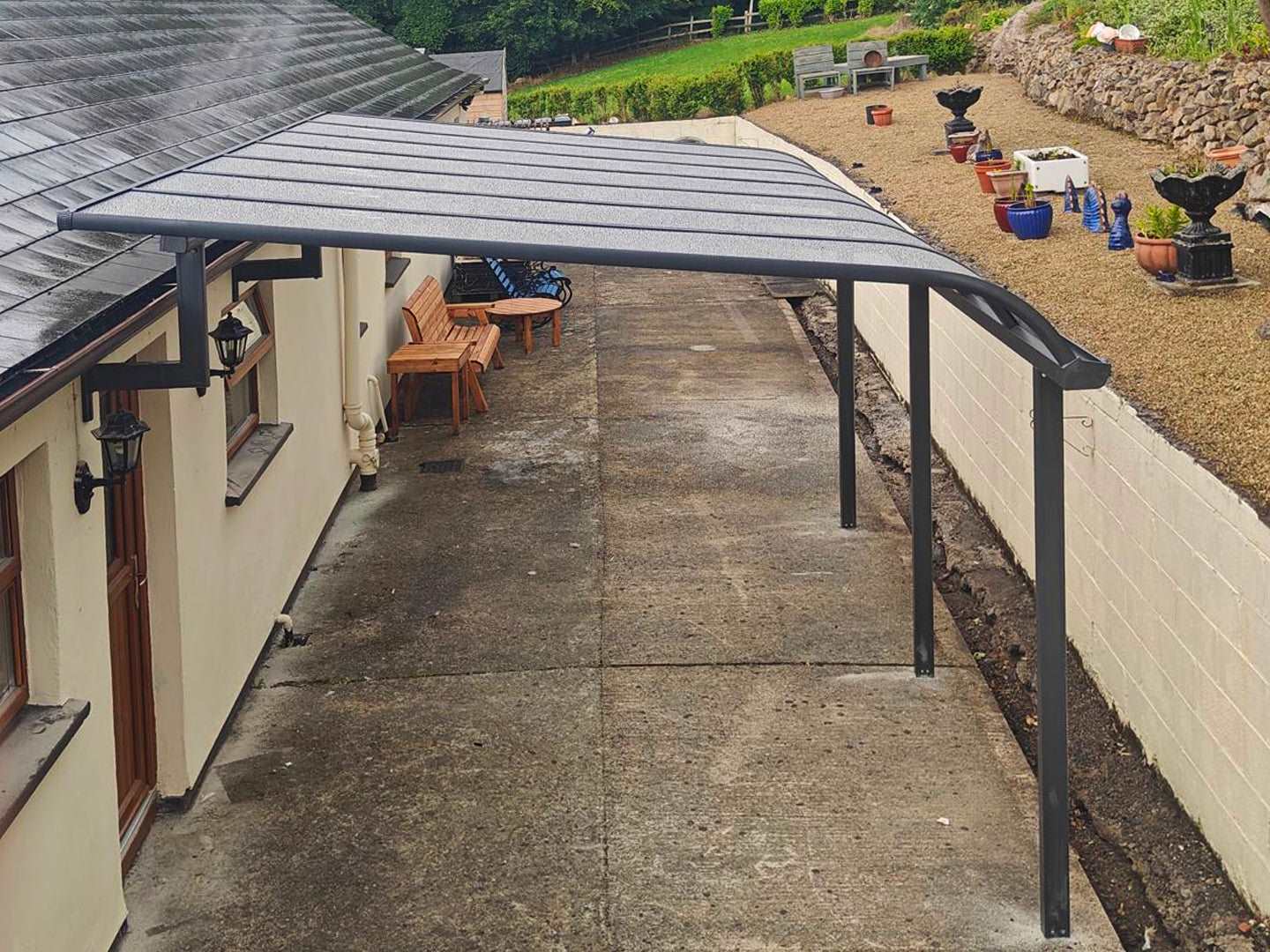 Aluminum Canopy in Kilmacanogue Co. Wicklow