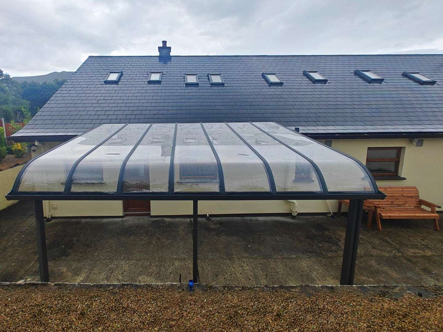 Aluminum Canopy in Kilmacanogue Co. Wicklow