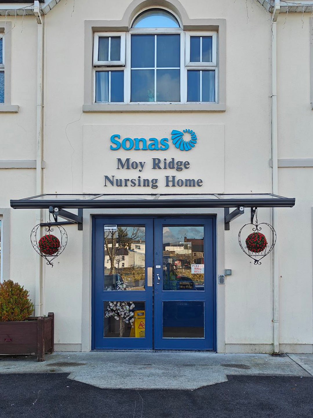 Aluminium Canopy in Sonas Nursing Home in Ballina, County Mayo