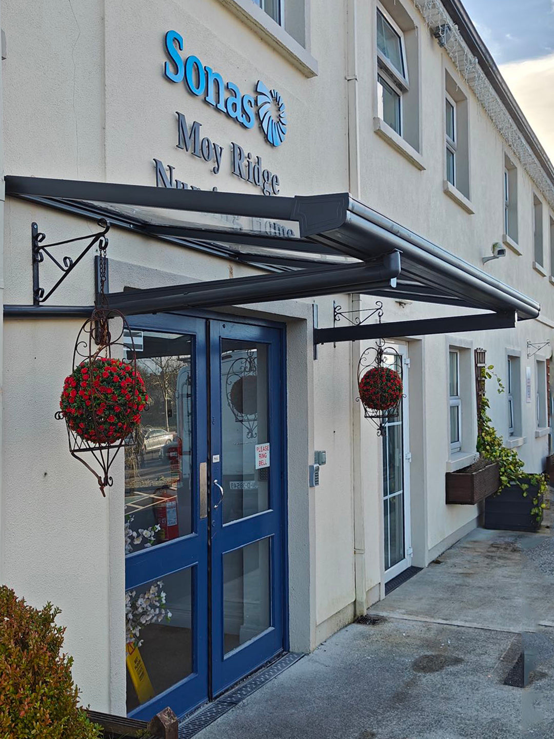 Aluminium Canopy in Sonas Nursing Home in Ballina, County Mayo