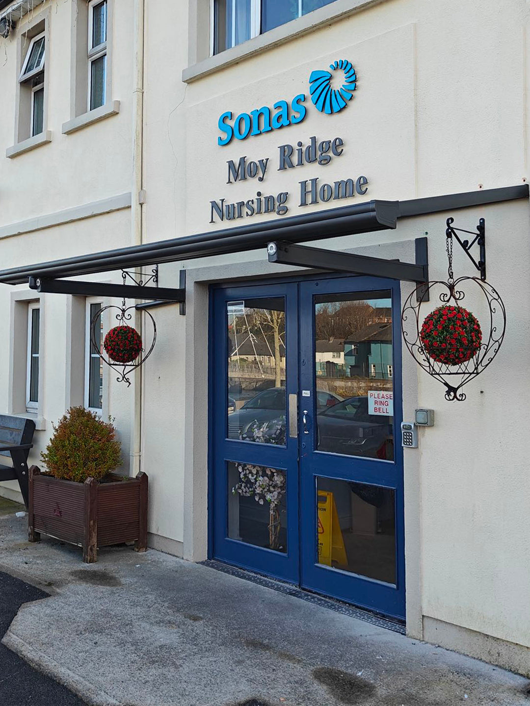 Aluminium Canopy in Sonas Nursing Home in Ballina, County Mayo