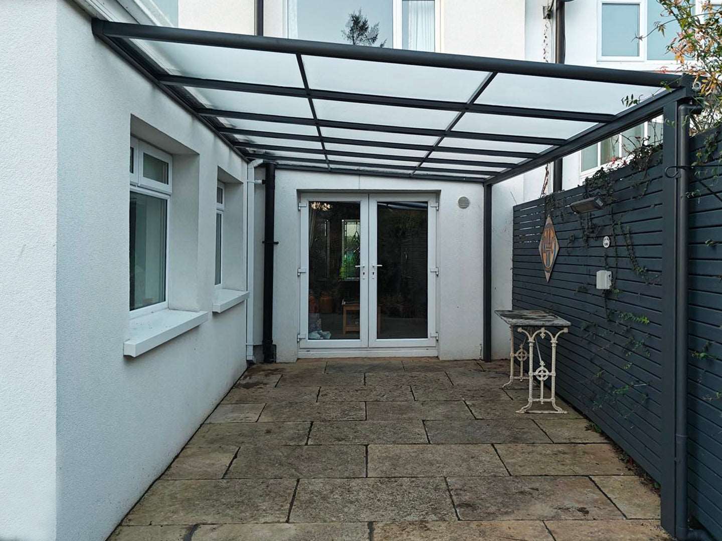Aluminium canopy on Park Road, Dublin 16
