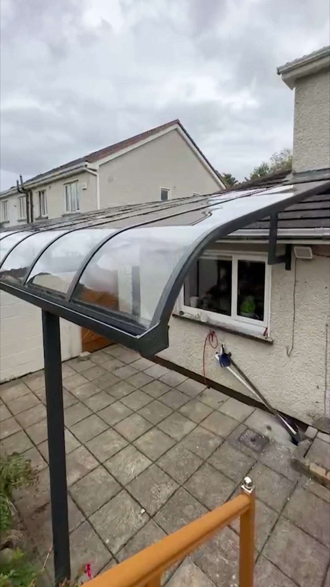 Aluminium canopy installed in Rathfarnham, Dublin 16