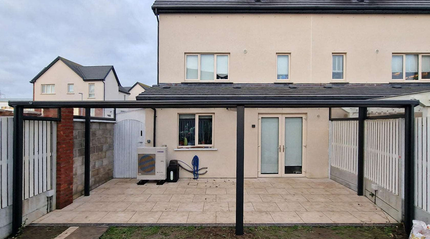 Aluminium canopy installed in Bellingsmore, Dublin 15