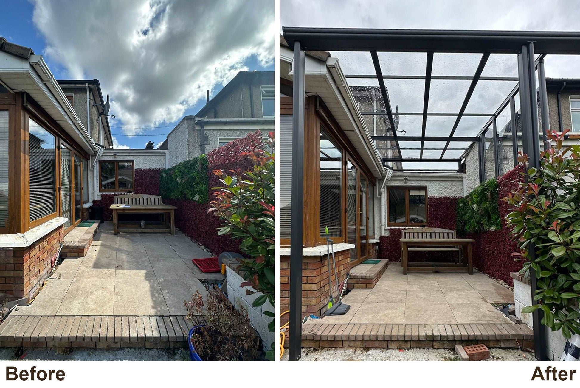 Aluminium canopy manufacturers and installers in Ireland