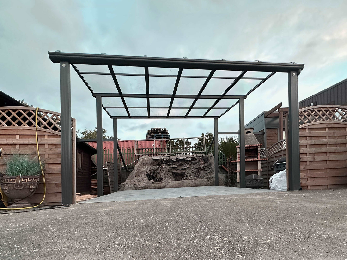 Aluminium canopy in Inchicore, Dublin