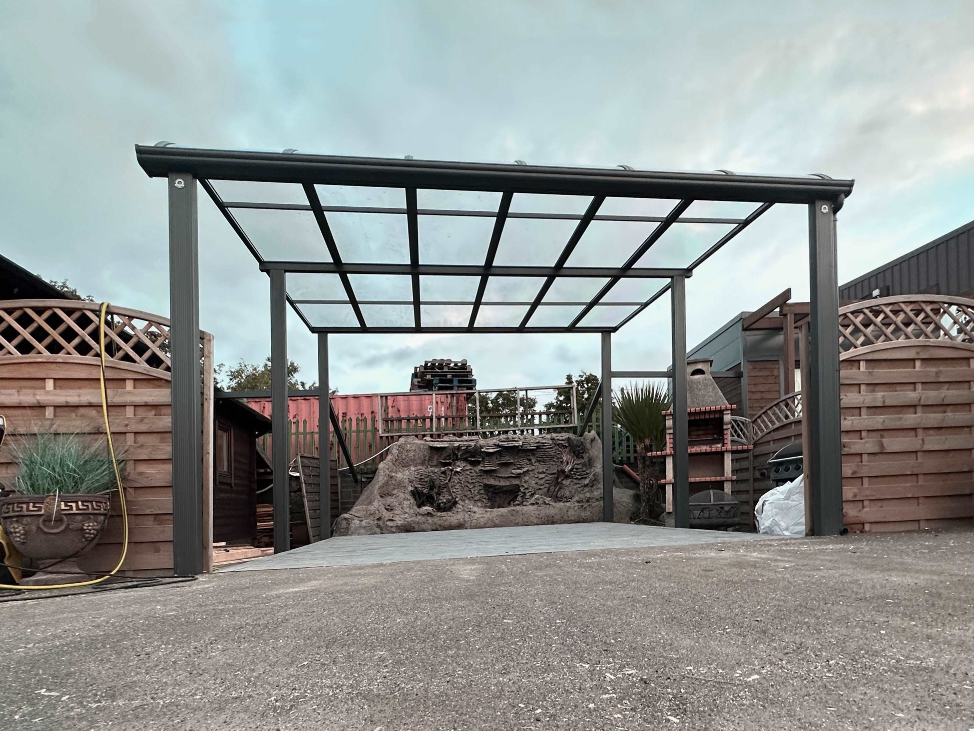 Aluminium canopy in Inchicore, Dublin