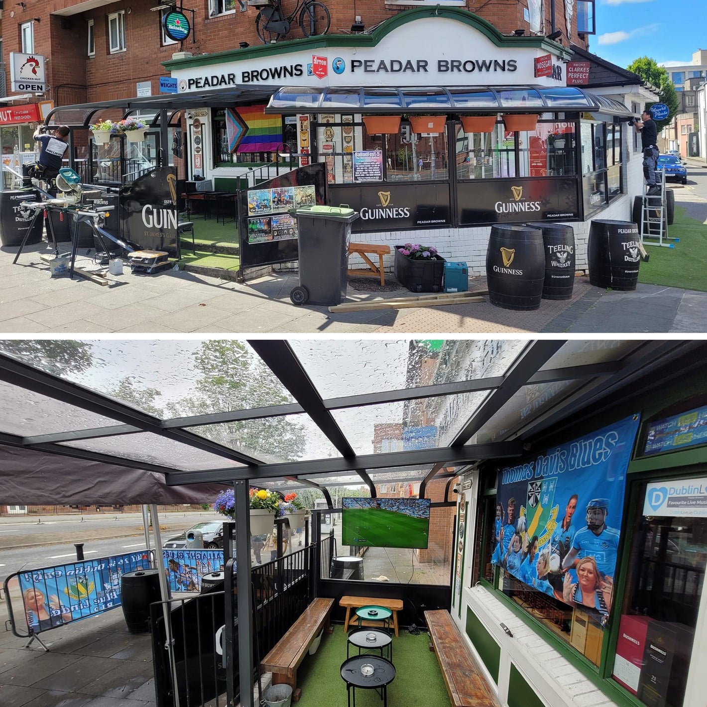 Aluminium canopy manufacturers and installers in Ireland