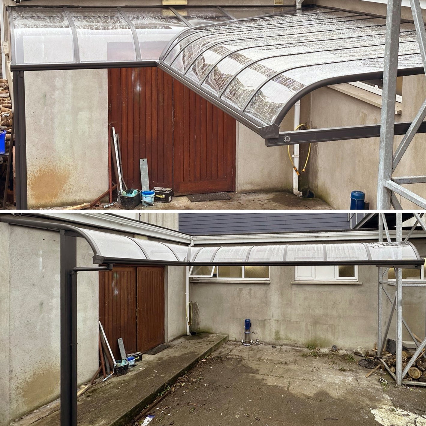 Aluminum Canopy in Stillorgan School, County Dublin