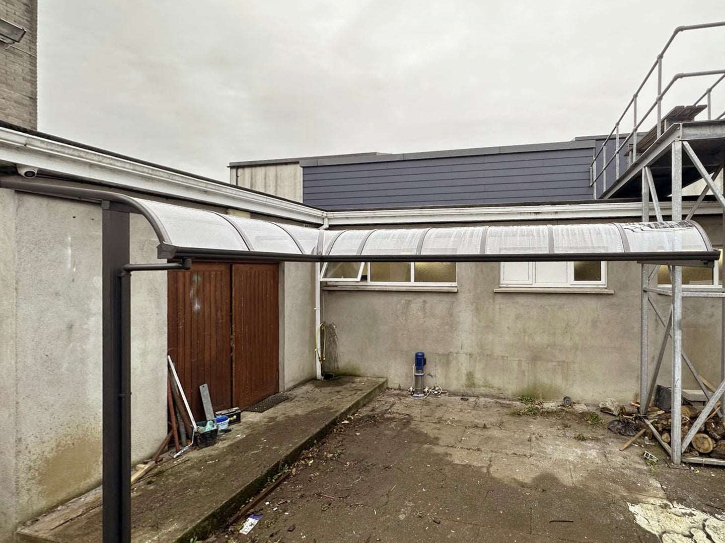 Aluminum Canopy in Stillorgan School