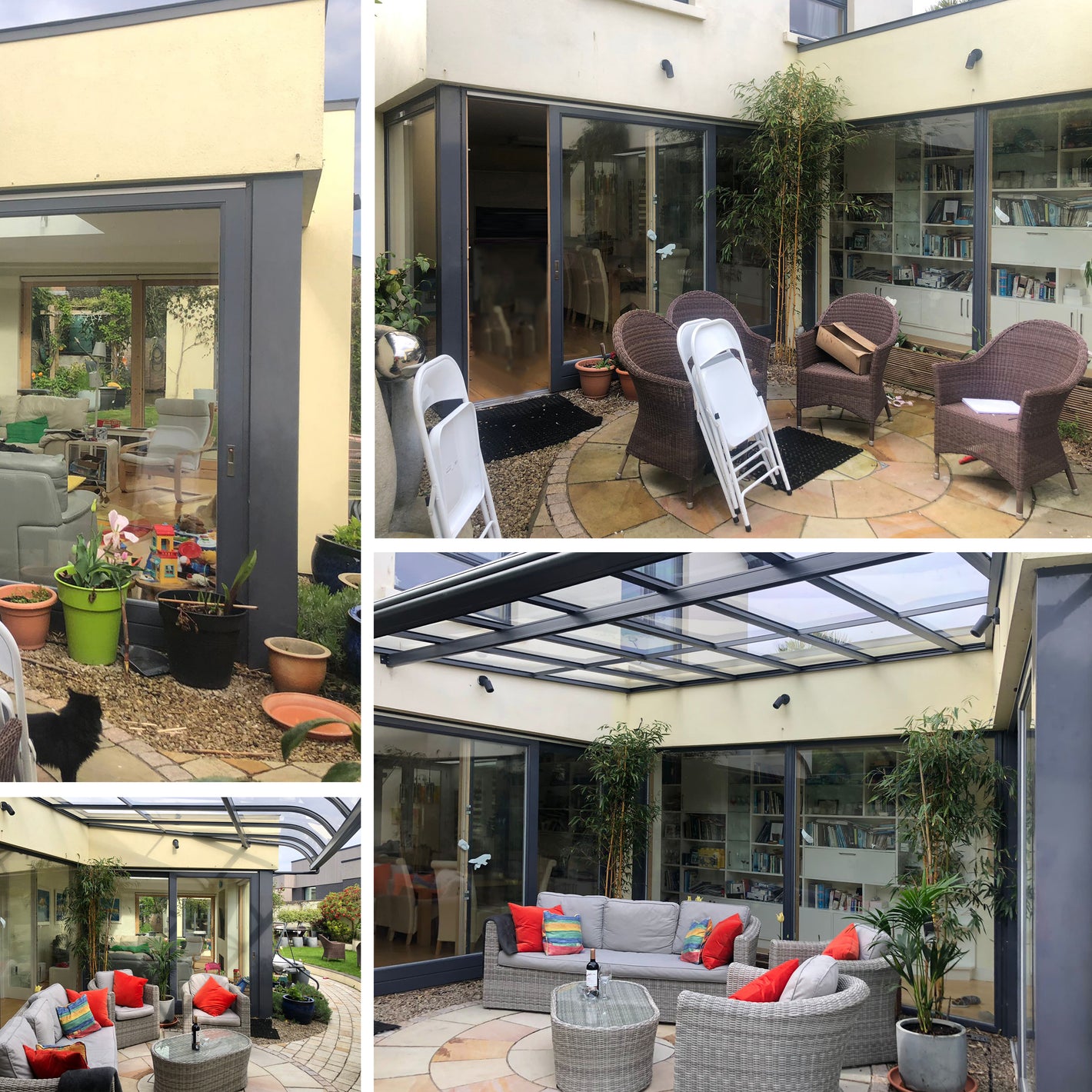 Custom made patio canopy