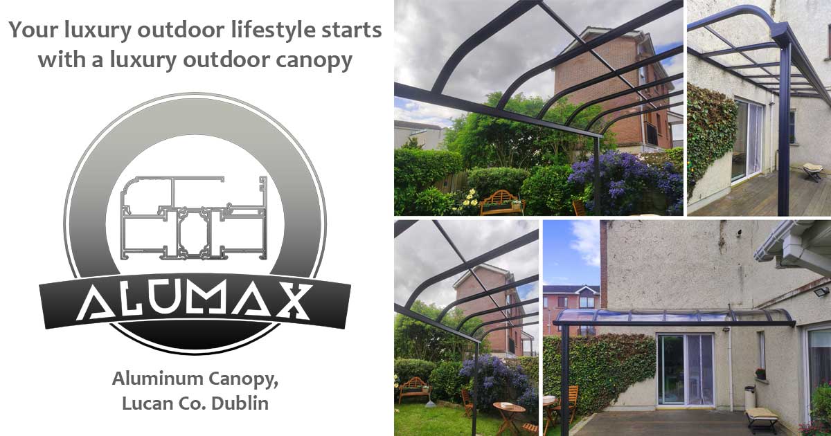 Aluminum Canopy in Lucan Co. Dublin