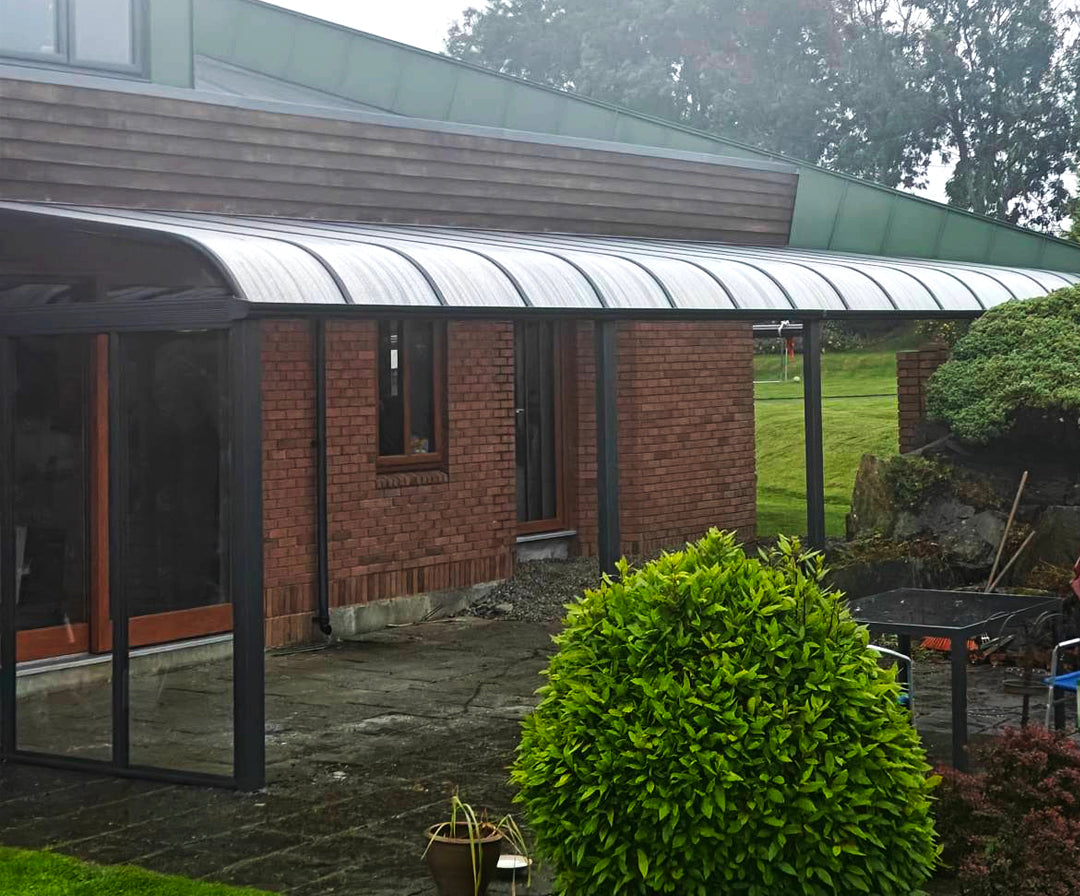 Aluminium Canopy in Rossnaree Co. Meath