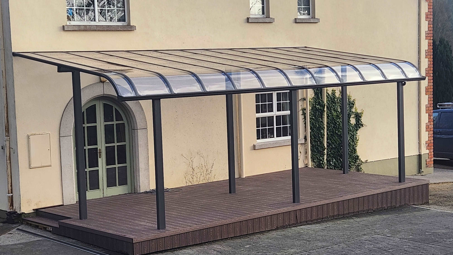 Aluminum Canopy with Composite Decking