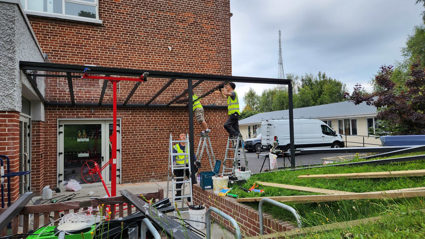 Walkway canopy installed in Donnybrook, Dublin 4, School