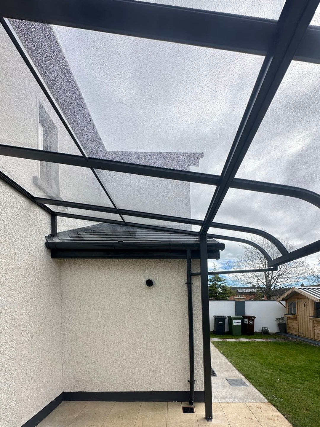 Aluminium Canopy in Lusk, County Dublin