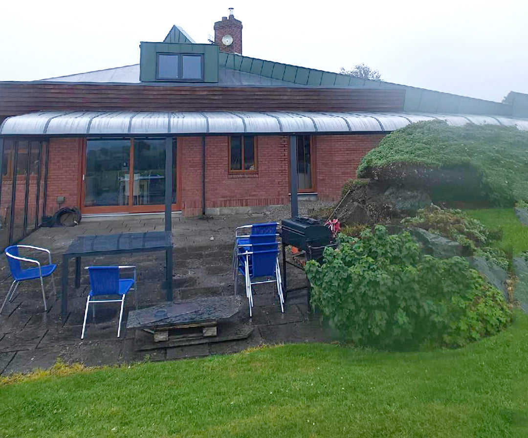 Aluminium Canopy in Rossnaree Co. Meath