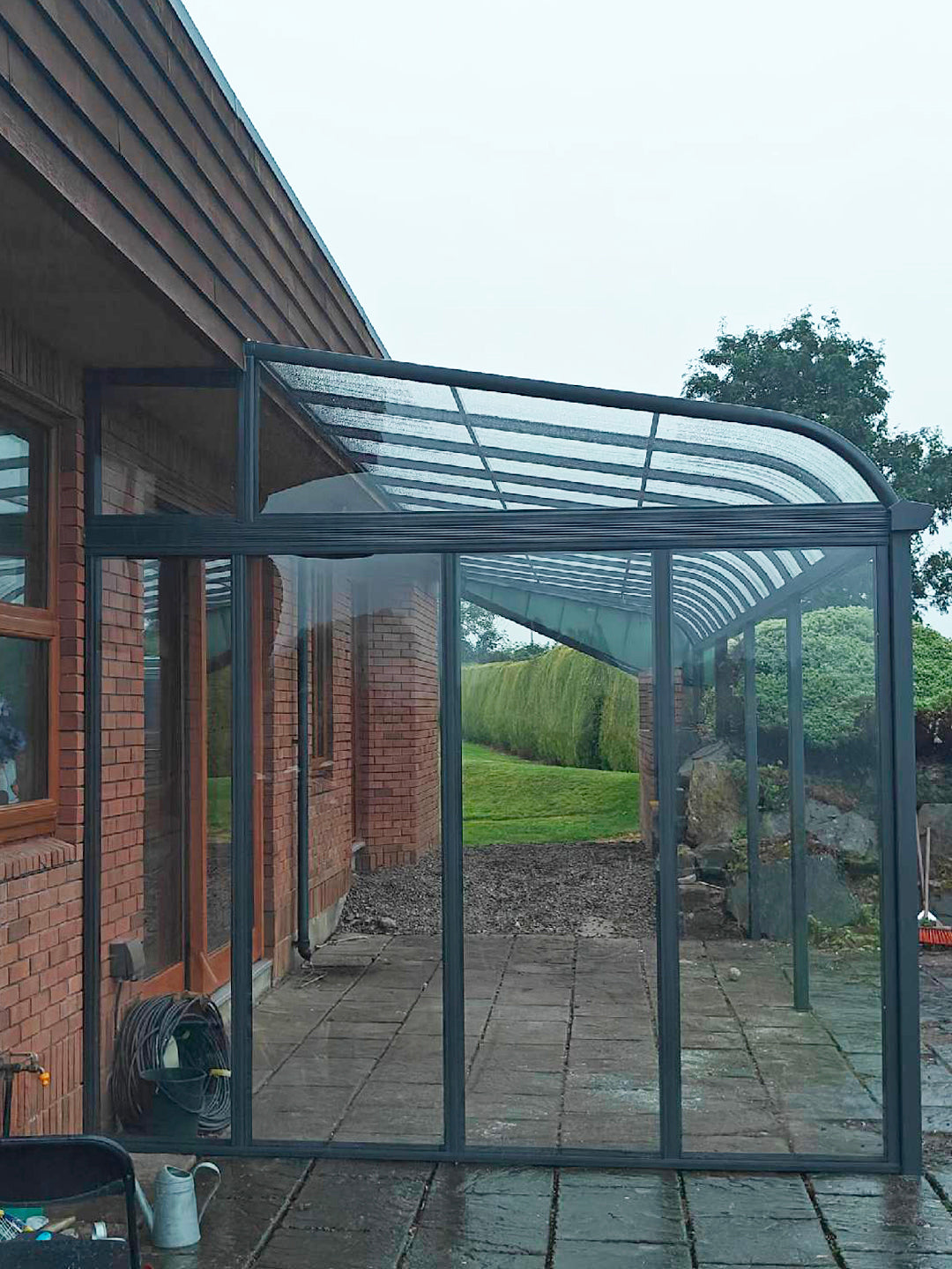 Aluminium Canopy in Rossnaree Co. Meath