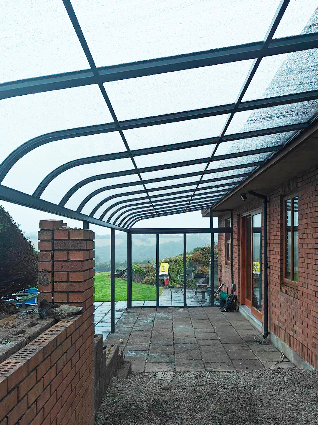 Aluminium Canopy in Rossnaree Co. Meath