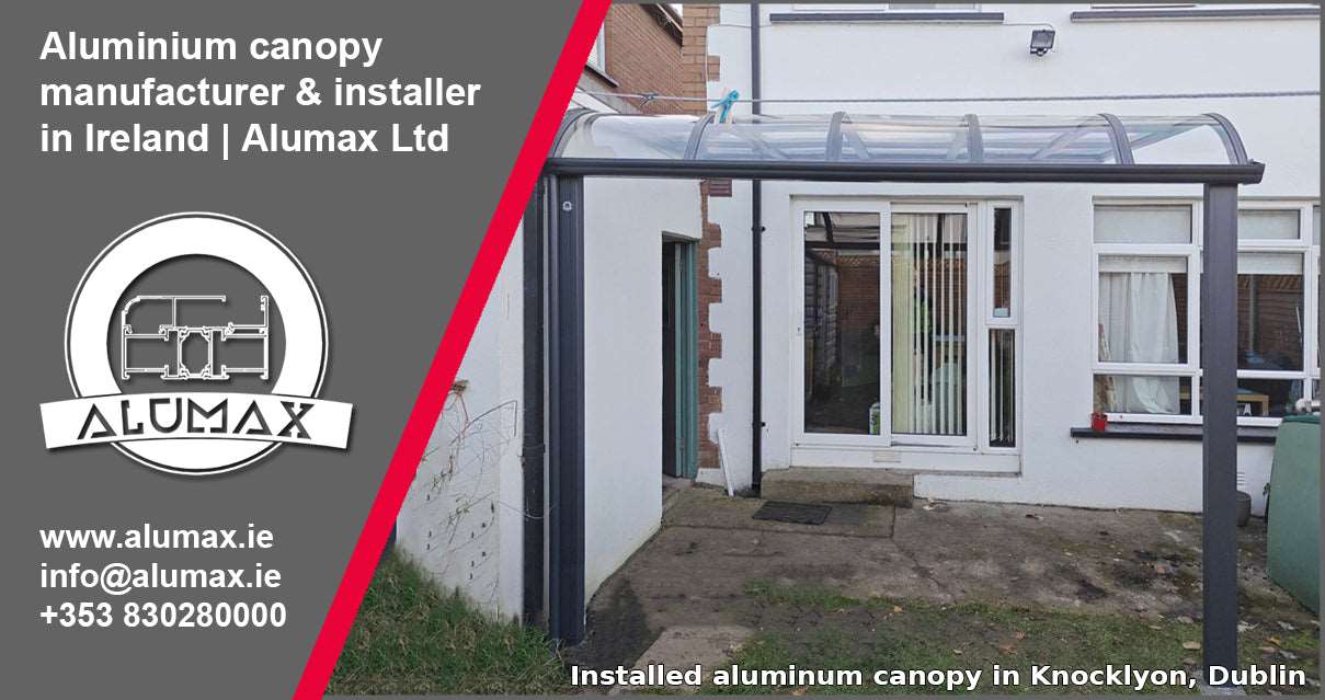 Aluminium canopy manufacturer in Ireland