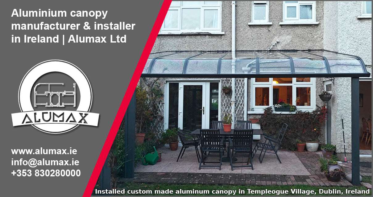 Bespoke aluminium canopy