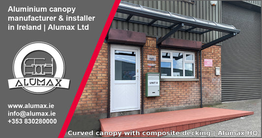 Canopy with composite decking | Alumax HQ