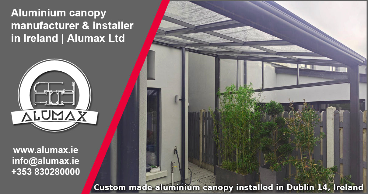 Aluminium canopy manufacturers and installers in Ireland