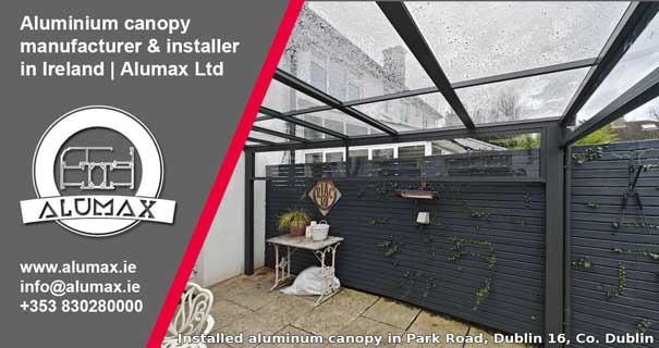 Aluminium Canopy in Dublin Ireland