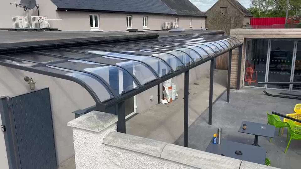 Aluminium Canopy in Carroll's bar