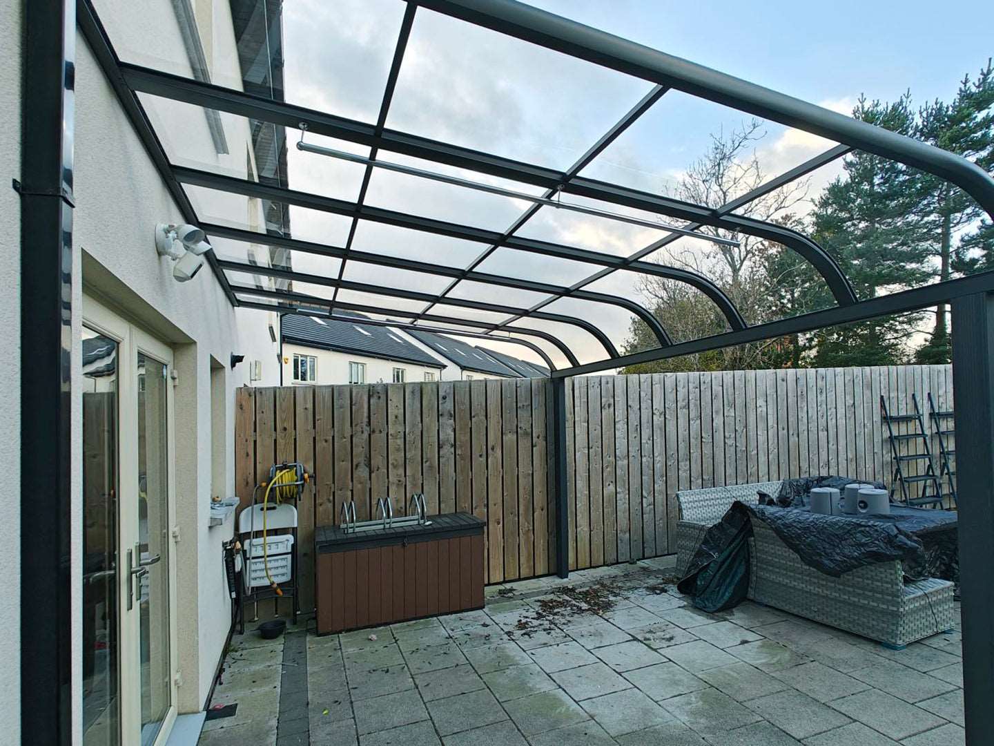 Aluminium Canopy in Cooldown Commons Dublin Ireland